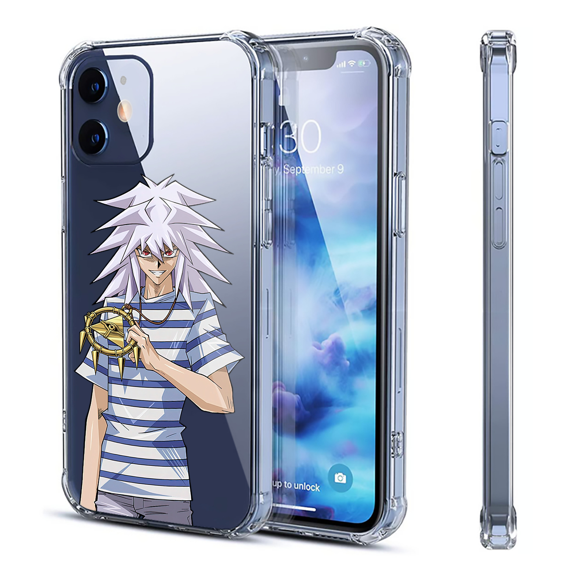 （画像用） 遊☆戯☆王 Yu-Gi-Oh! 【iPhone 12シリーズ対応】透明スマホケース（クリアソフトケース）